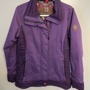 686 Purple Jacket with Multicolor Pattern